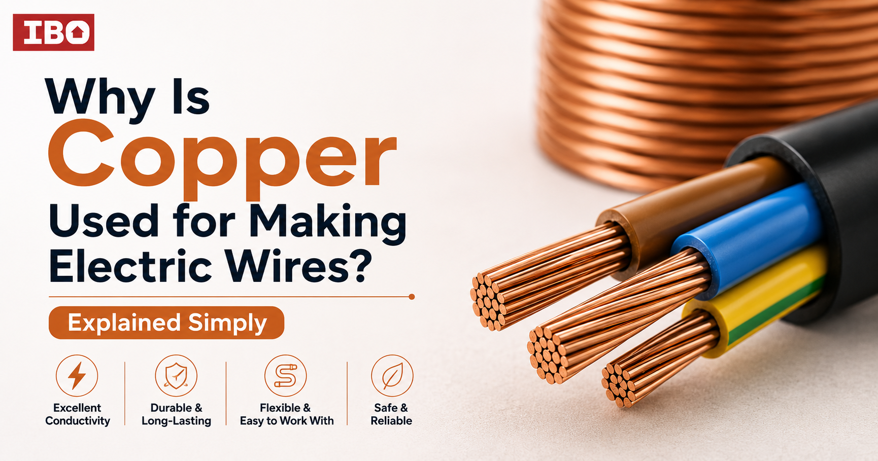 why is copper used for making electric wires
