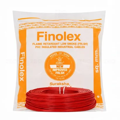 Finolex Flamegard 6 sq mm Red 200m FRLS-H PVC Insulated Wire Finolex Flamegard 6 sq mm Red 200m FRLS-H PVC Insulated Wire