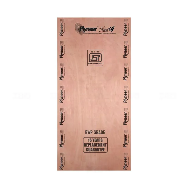 Plyneer Neem 8 ft. x 4 ft. 9 mm BWP/Marine Plywood