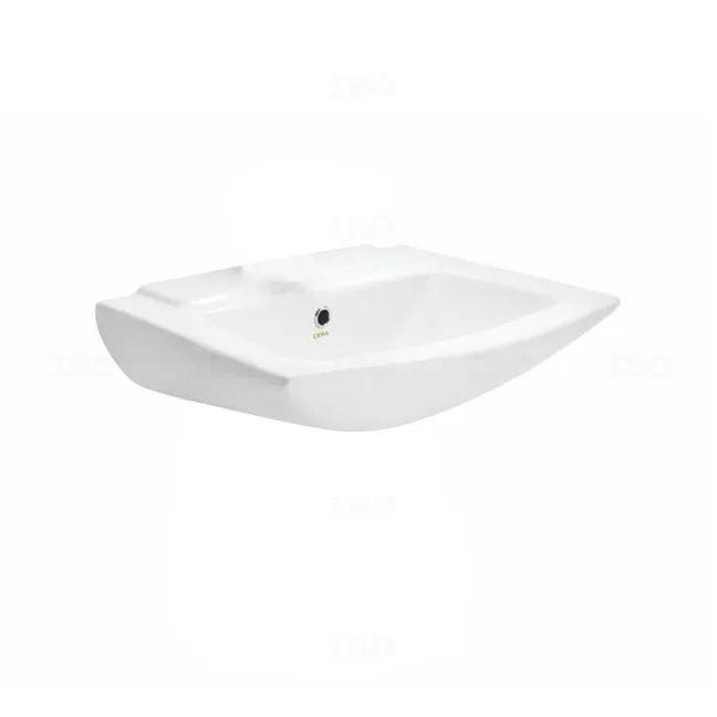 Cera 630 mm x 450 mm x 205 mm White Pedestal Basin without Pedestal