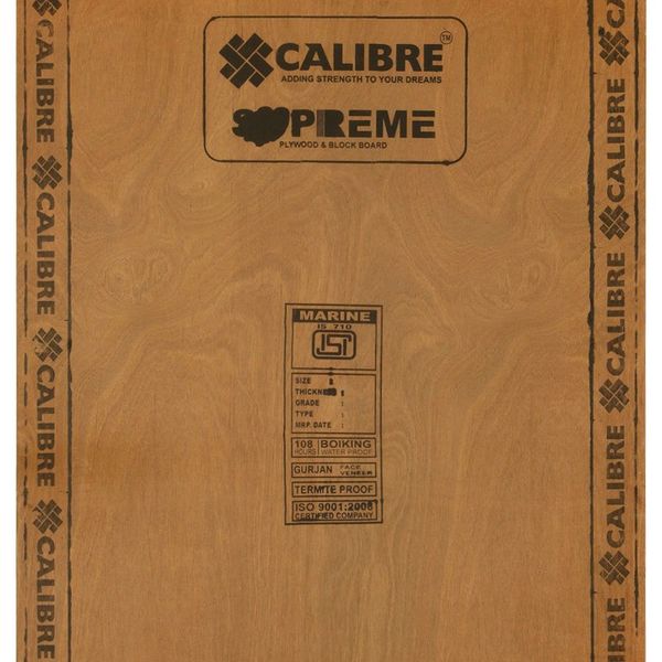 Calibre Supreme 8 ft. x 4 ft. 16 mm BWP/Marine Plywood
