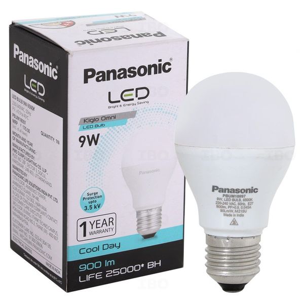 Panasonic Kiglo Omni 9 W E27 Cool Day Light LED Bulb