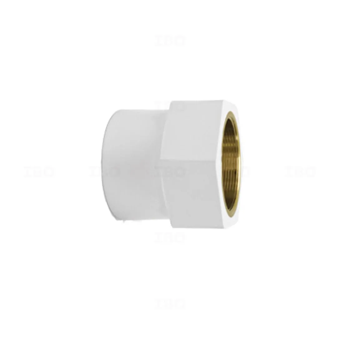 Prince Easyfit 1/2 in. (15 mm) UPVC Female Threaded Adaptor - FTA (Brass)