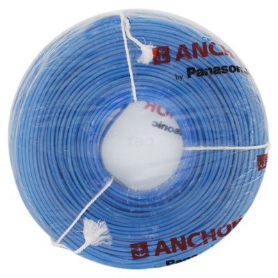 Anchor Advance FR 1.5 sq mm Blue 180 m FR PVC Insulated Wire Anchor Advance FR 1.5 sq mm Blue 180 m FR PVC Insulated Wire
