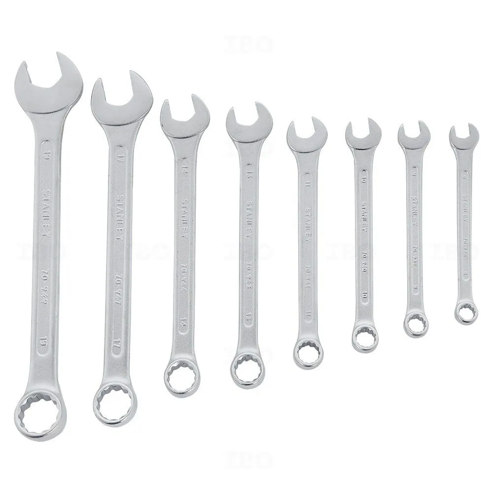 Stanley 70-963E 8-19 mm 8pc Combination Spanner Set