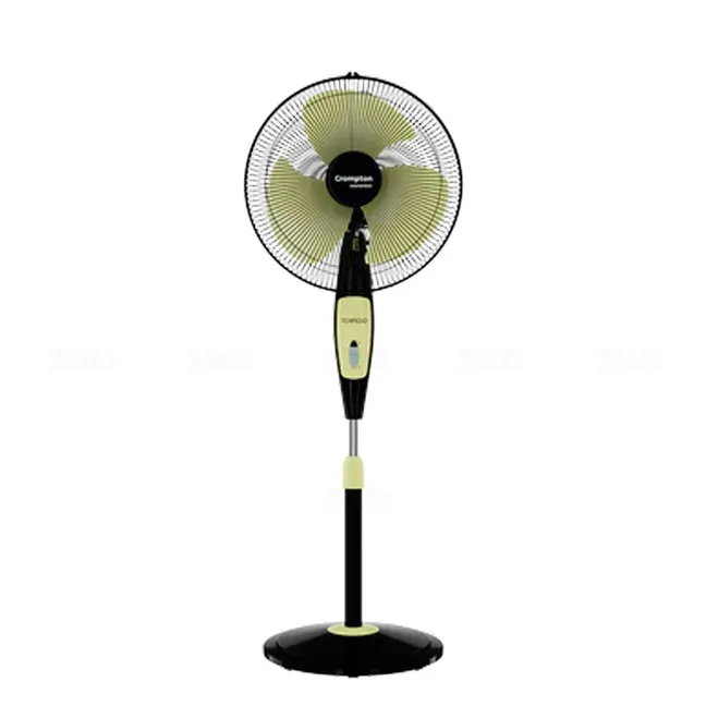 Crompton 400mm 3 Blade Torpedo (Black Yellow) Pedestal Fan