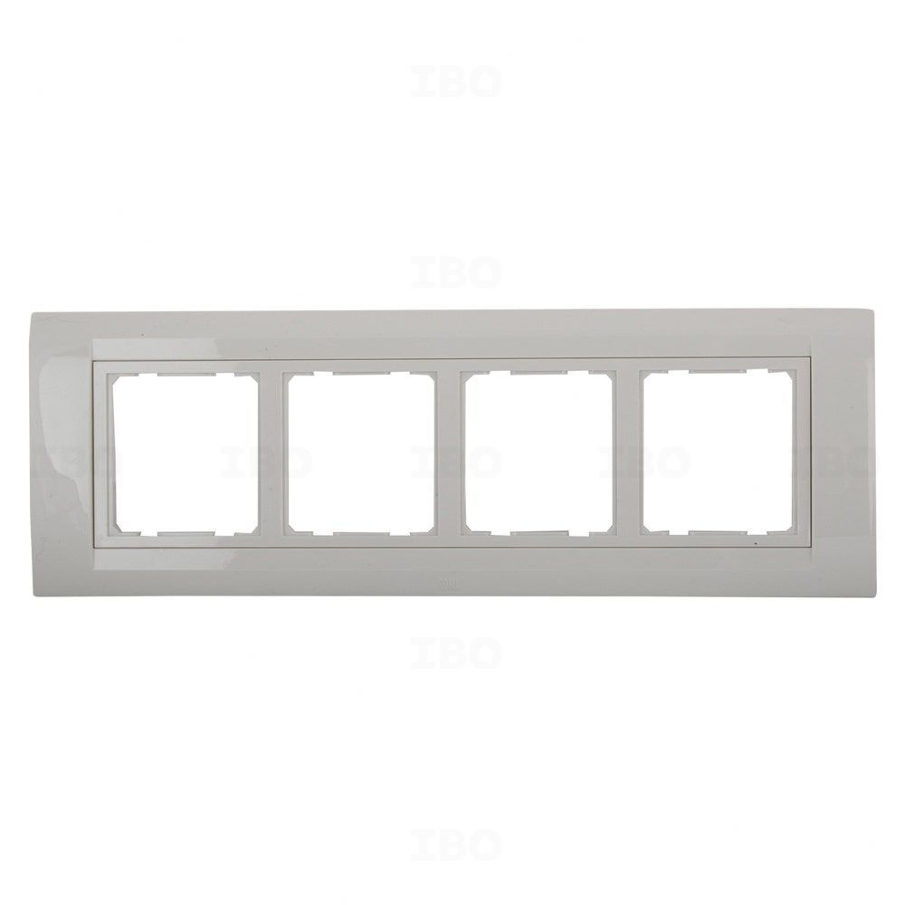 Anchor Penta Modular 8 (H) Module Glossy White Switch Board Plate