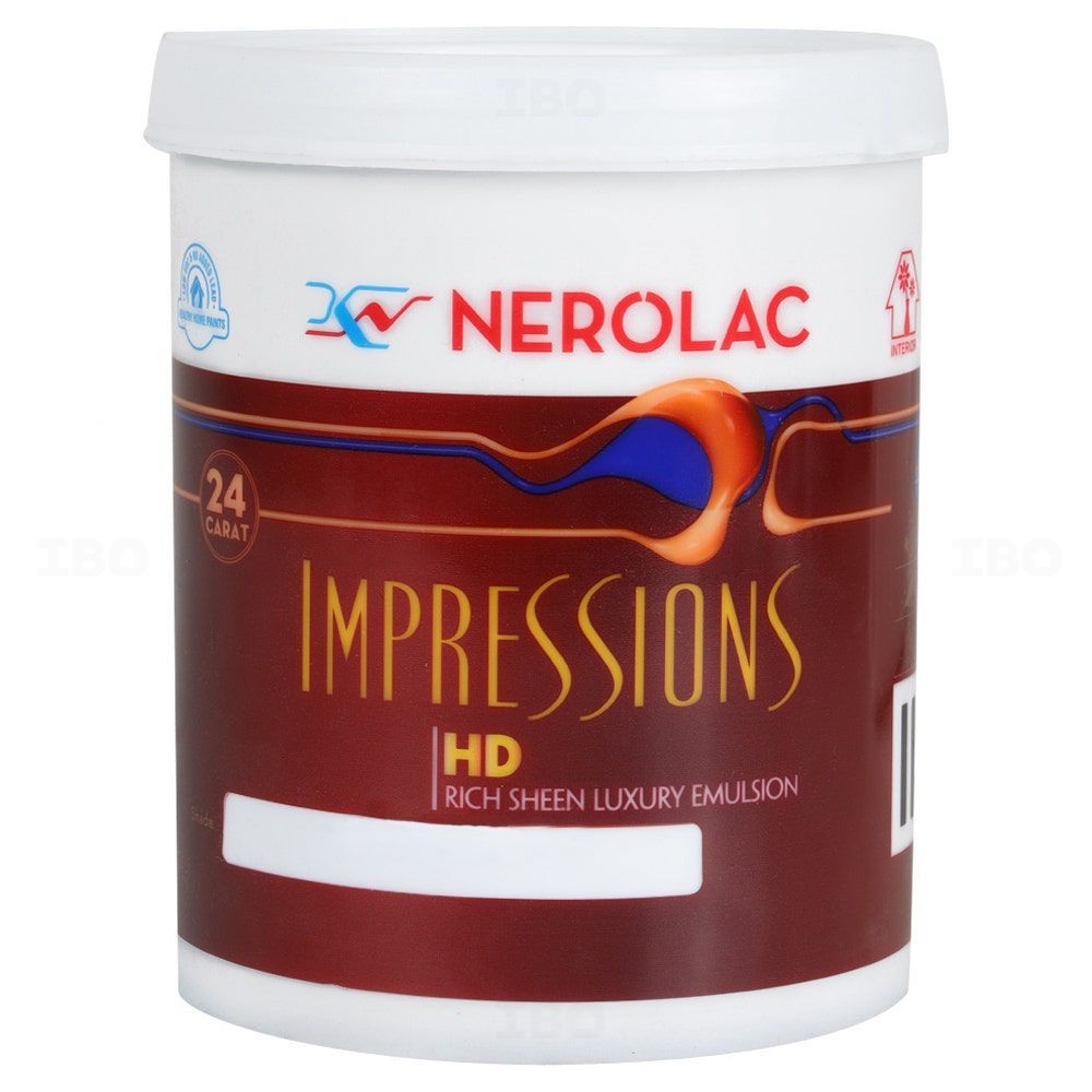 Nerolac Impressions 24 Carat 1 L PLE1 Interior Emulsion - Base Nerolac Impressions 24 Carat 1 L PLE1 Interior Emulsion - Base