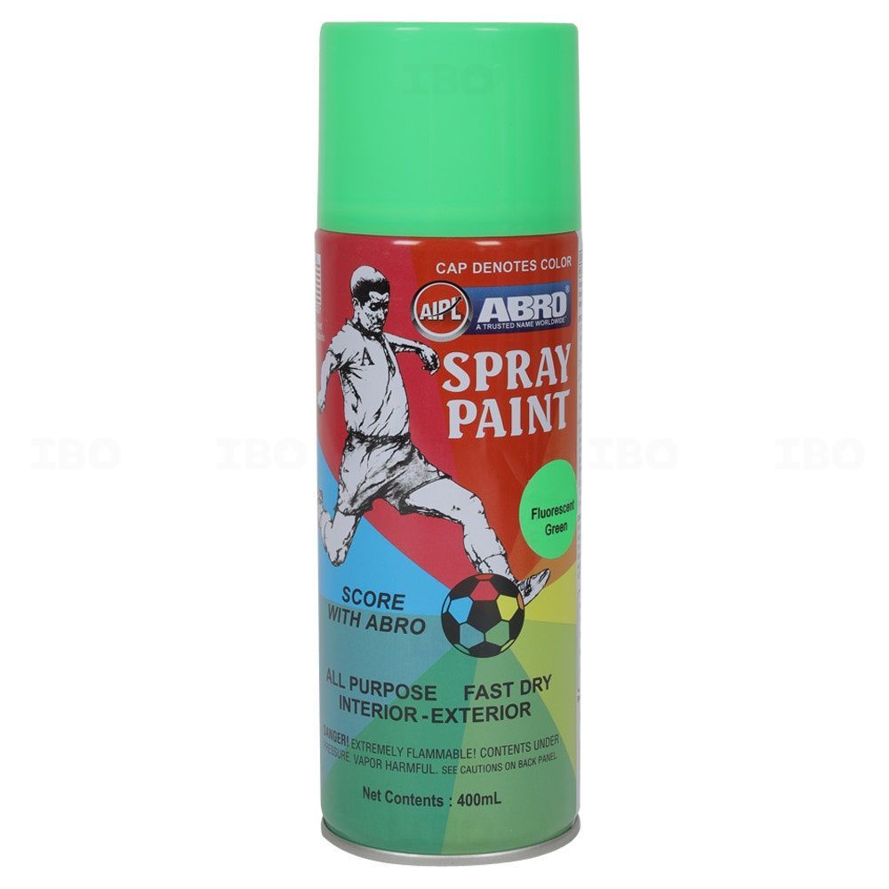 ABRO Fluorescent Green 400 ml Spray Paint