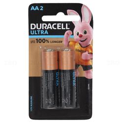 Duracell Ultra AA 1.5 V Pack of 2 Alkaline Battery