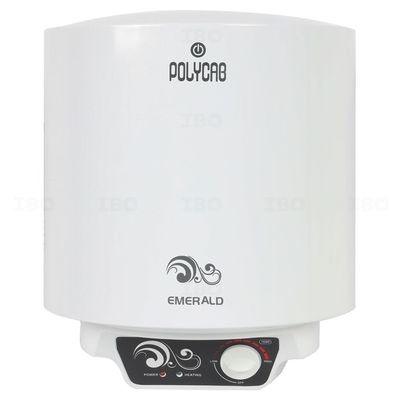 Polycab Emerald 4 Star 10 L Vertical 2000 W Storage Geyser Polycab Emerald 4 Star 10 L Vertical 2000 W Storage Geyser