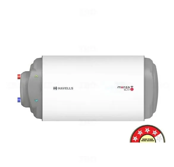HAVELLS HORIZONTAL STORAGE GEYSER MONZA SLIM-I (LHS) 3S 2KW 15L HAVELLS HORIZONTAL STORAGE GEYSER MONZA SLIM-I (LHS) 3S 2KW 15L