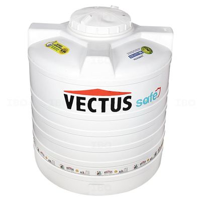 Vectus Safe 3 Layer White 1000 L Overhead Tank