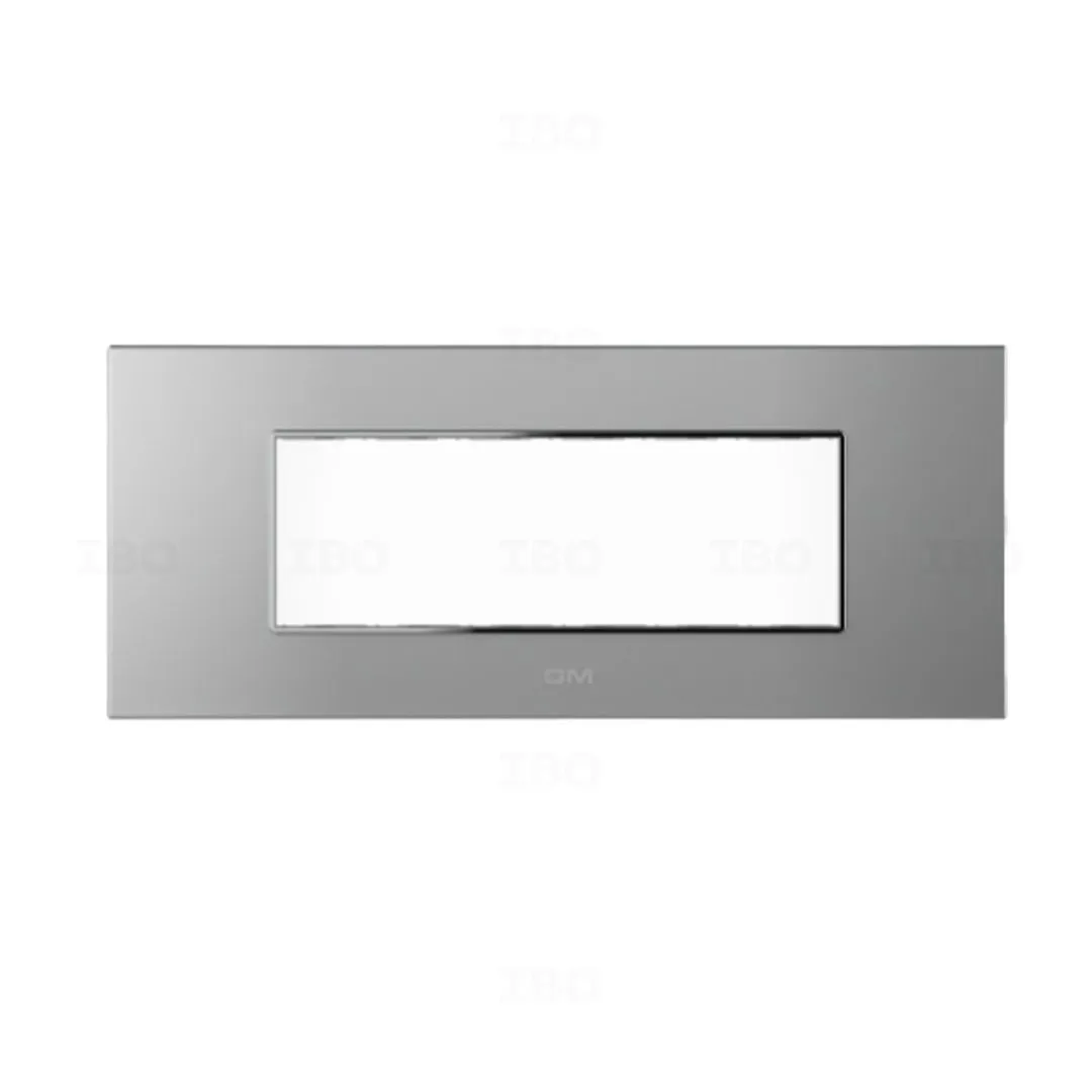 GM G-Nine X Stela 6 Module Glossy Metalik Graphite Magnesia Switch Board Plate