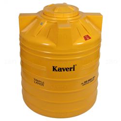 Kaveri 3 Layer Yellow 1000 L Overhead Tank