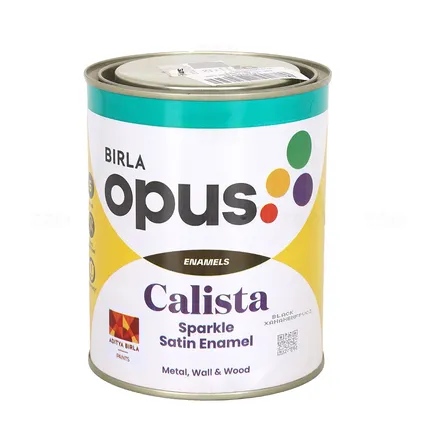BIRLA opus SSE 21 Calista Sparkle Satin 1 L Black Enamel-Color BIRLA opus SSE 21 Calista Sparkle Satin 1 L Black Enamel-Color