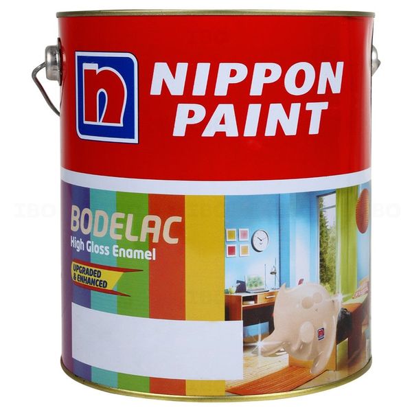 Nippon Bodelac 4 L Brill White Enamel-Color Nippon Bodelac 4 L Brill White Enamel-Color