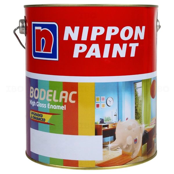 Nippon Bodelac 4 L Brill White Enamel-Color