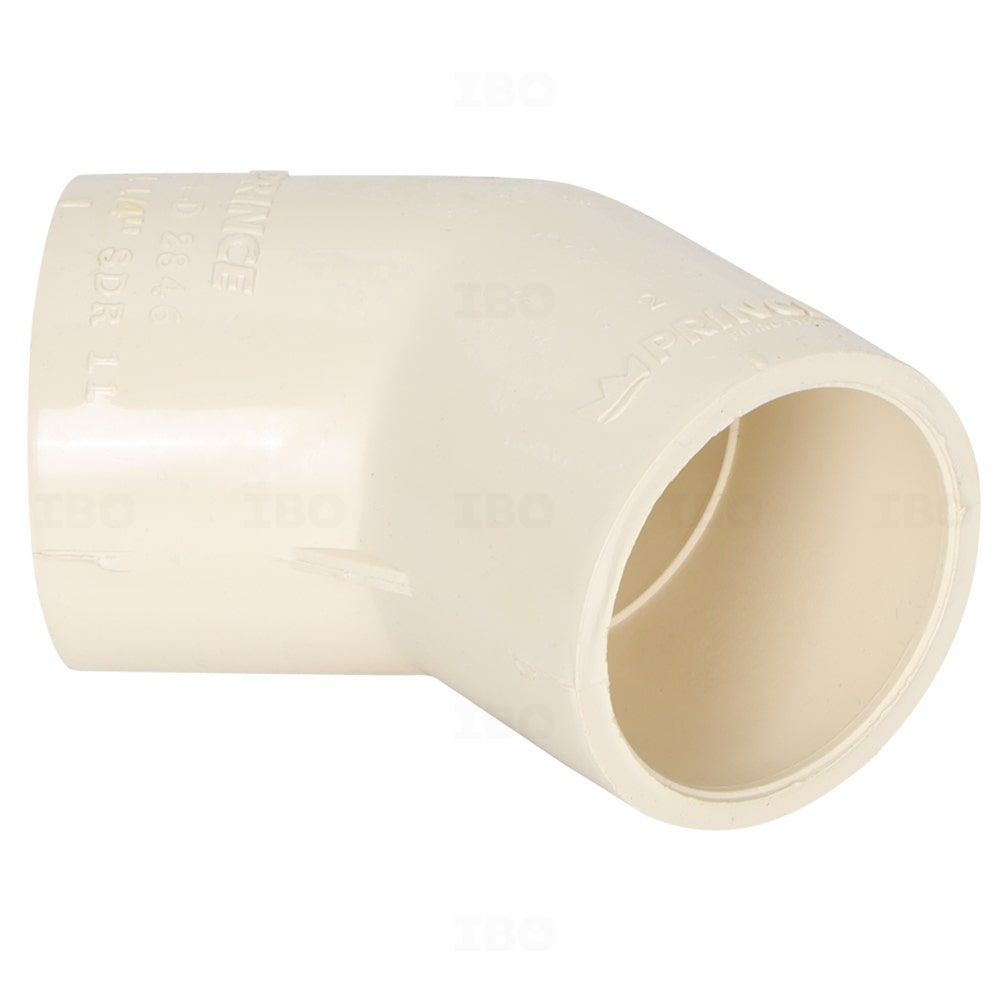 Prince FlowGuard Plus 1¼ in. (32 mm) CPVC Elbow 45° Prince FlowGuard Plus 1¼ in. (32 mm) CPVC Elbow 45°