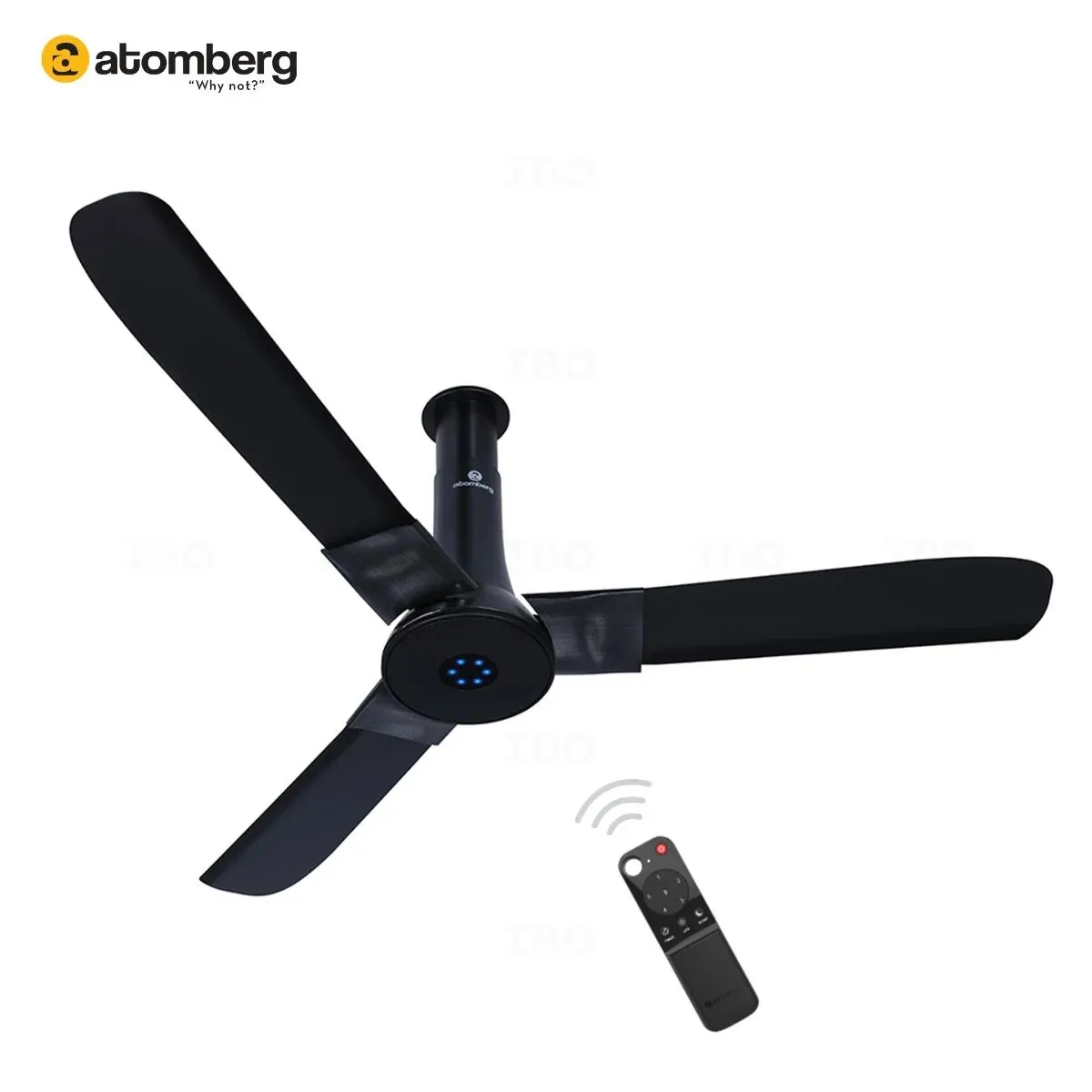 Atomberg 1200mm Studio+ (Midnight Black Matte) Ceiling Fan