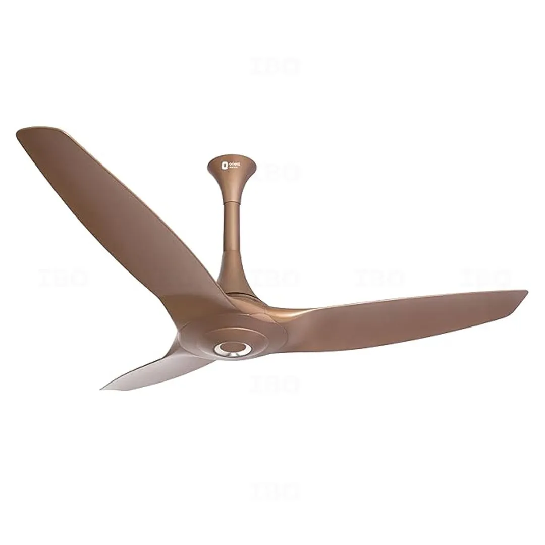 Aeroquiet 5 Star Rated Premium BLDC Ceiling Fan 1230mm Caramel Brown