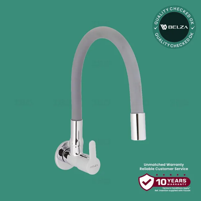 BELZA AQUA SINK TAP FLEXI- Grey