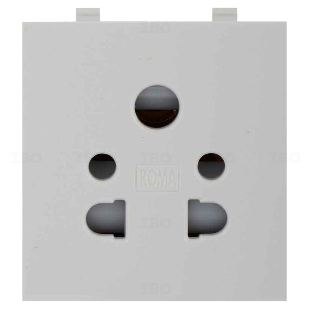 Anchor Roma Urban White 5 pin 10 A 2 Module Socket