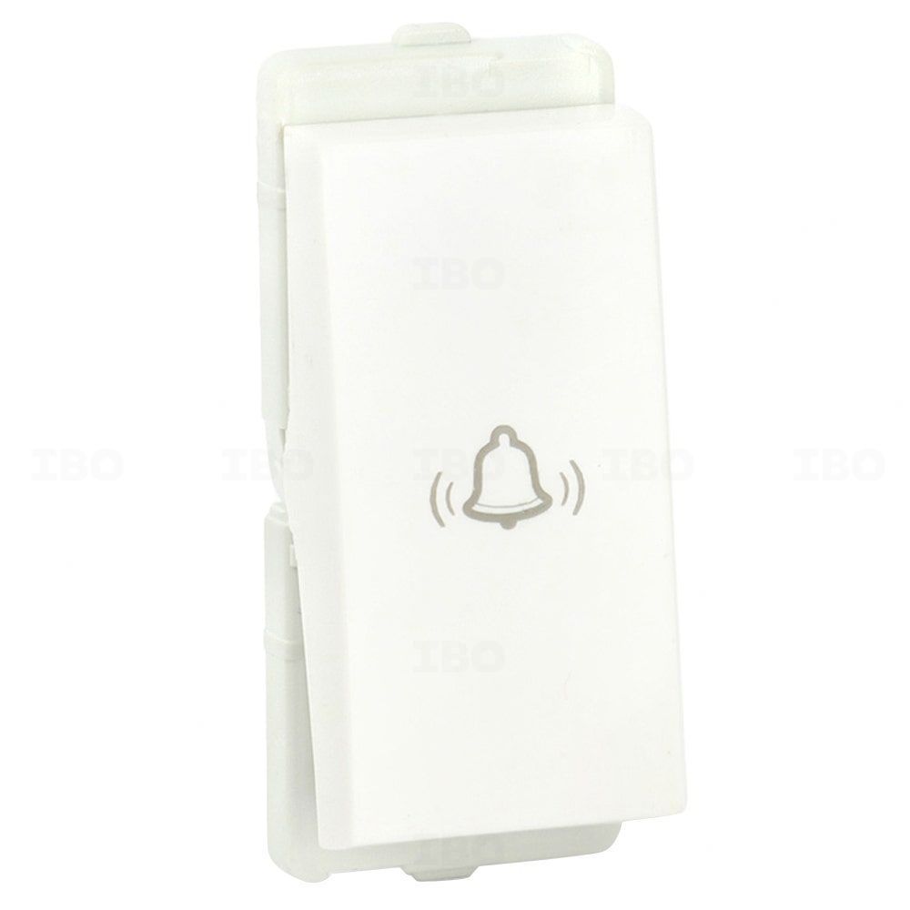 Schneider Livia White Bell Push 10 A Modular Switch