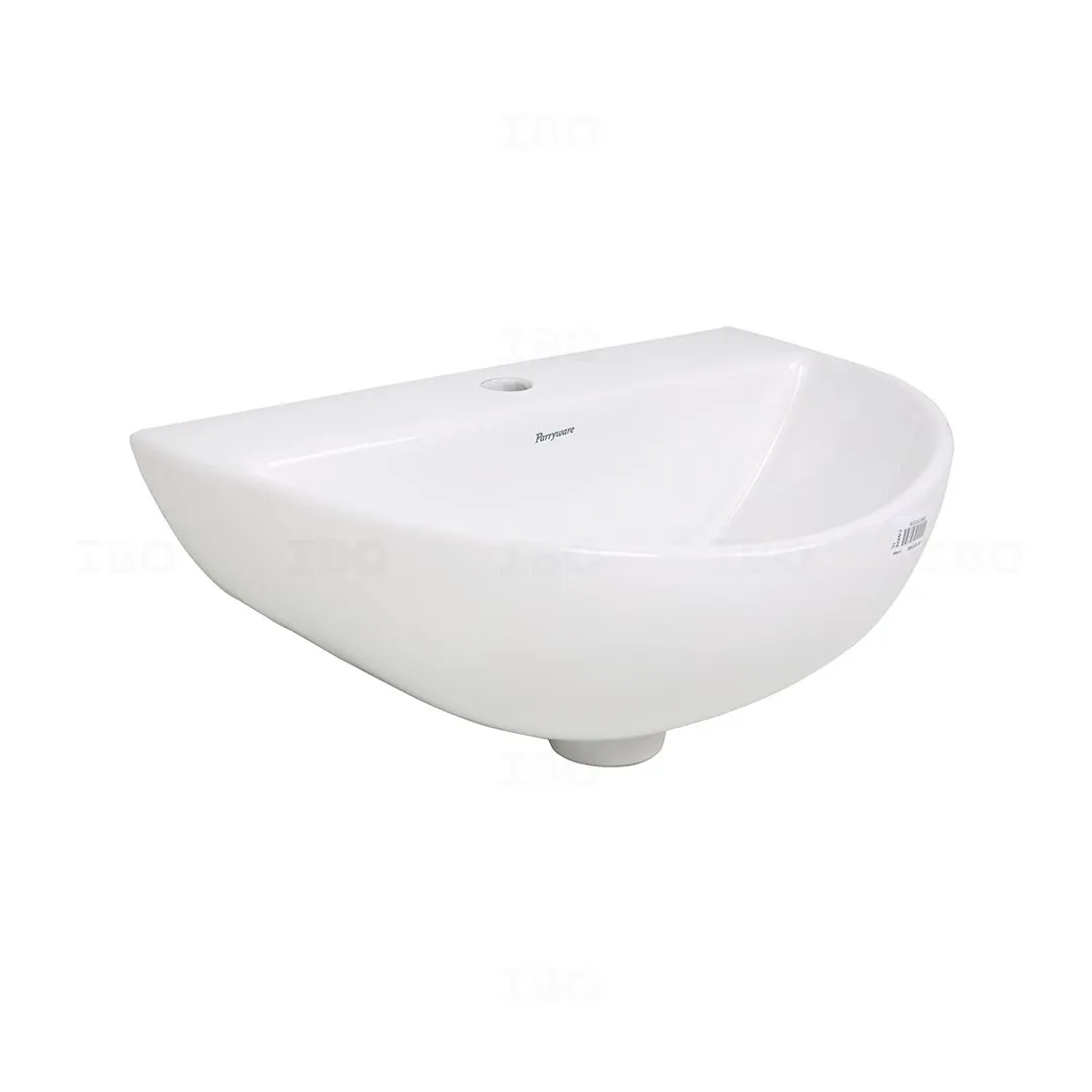 Parryware Kolar 455 x 330 x 195 mm White Wall hung Basin Parryware Kolar 455 x 330 x 195 mm White Wall hung Basin