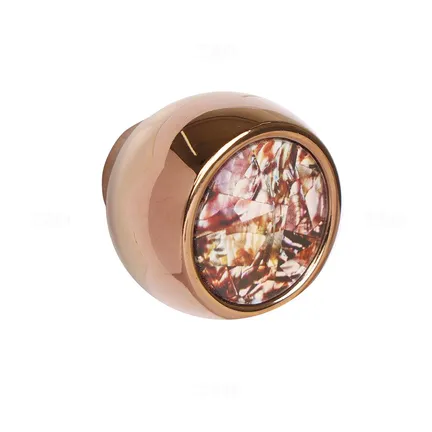 Plum PLUTO_Rose Gold Rose Gold Cabinet Knob Plum PLUTO_Rose Gold Rose Gold Cabinet Knob