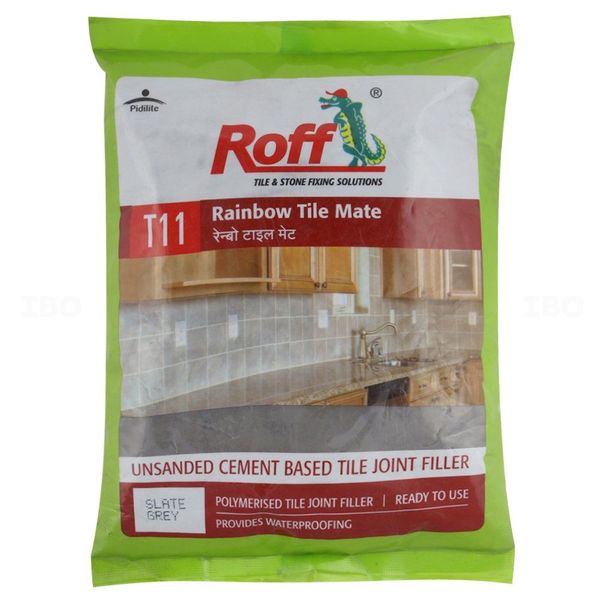 Roff Rainbow Tile Mate 1 kg Slate Grey Tile Cementitious Grout