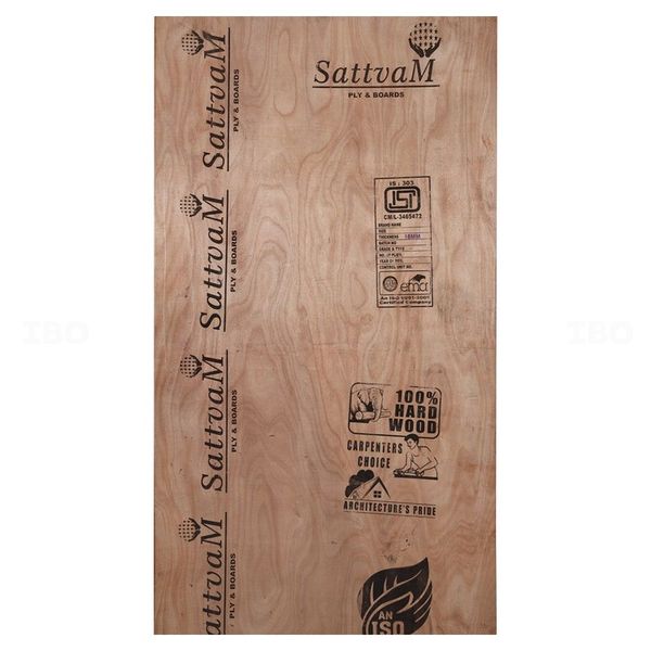 Sattvam ST 8 ft. x 4 ft. 18 mm MR Plywood Sattvam ST 8 ft. x 4 ft. 18 mm MR Plywood