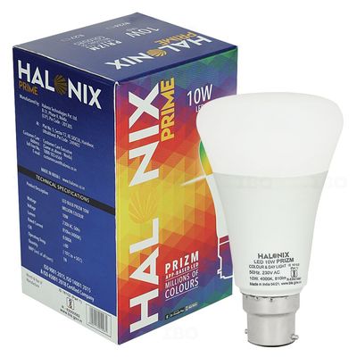 Halonix Prizm Bluetooth 10 W B22 Multicolor LED Bulb