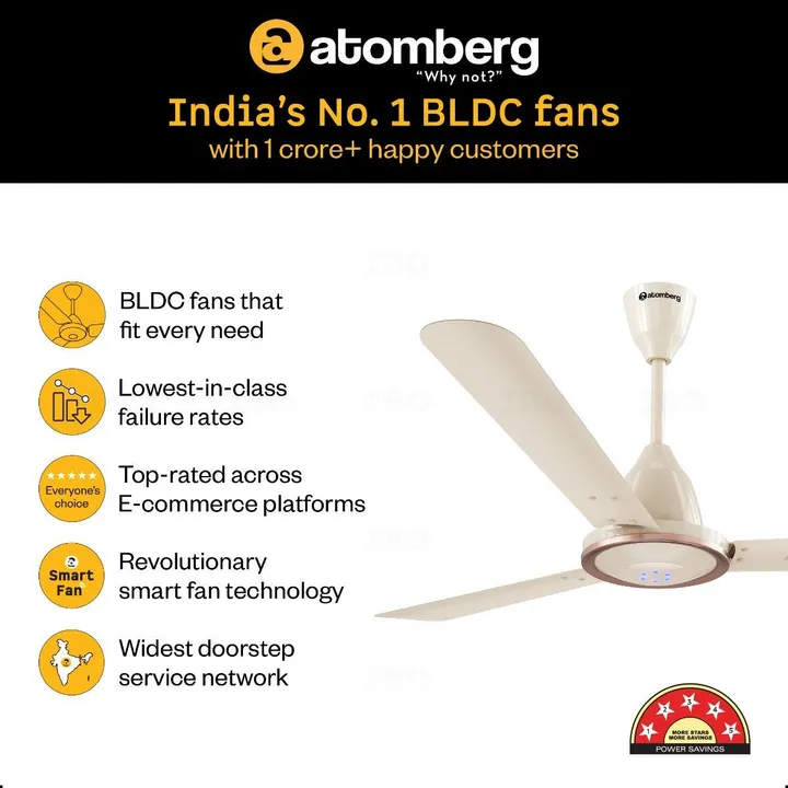 atomberg erica meta seasand ivory ceiling fan 2