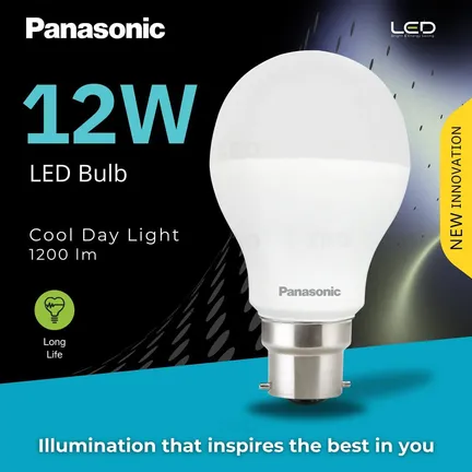 Panasonic 12W B22 6500K Emergency LED Bulb