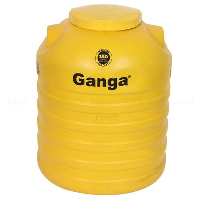 Ganga 3 Layer Yellow 500 L Overhead Tank