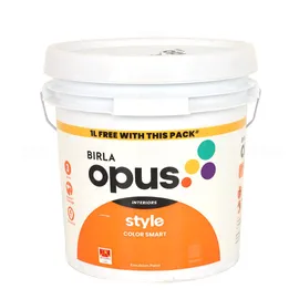 BIRLA opus CS 1 Style Color Smart Pastel 10 L Interior Emulsion - Base