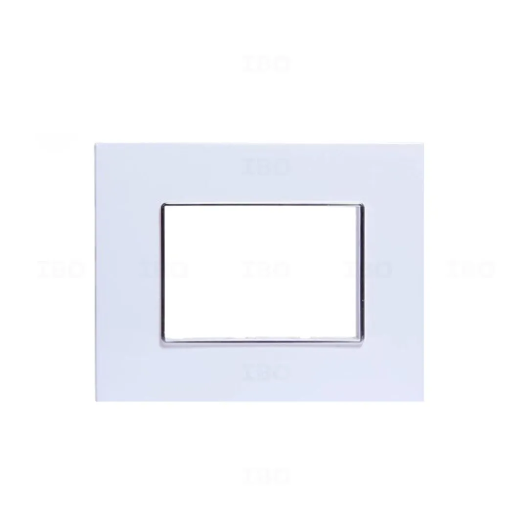 GM G-Nine X Stela 3 Module Glossy Glossy White Switch Board Plate