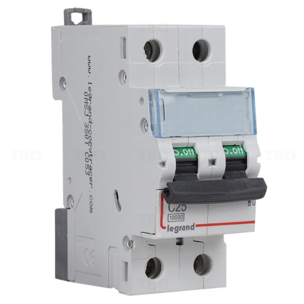 Legrand DX3 Double Pole 25 A C Curve MCB Legrand DX3 Double Pole 25 A C Curve MCB
