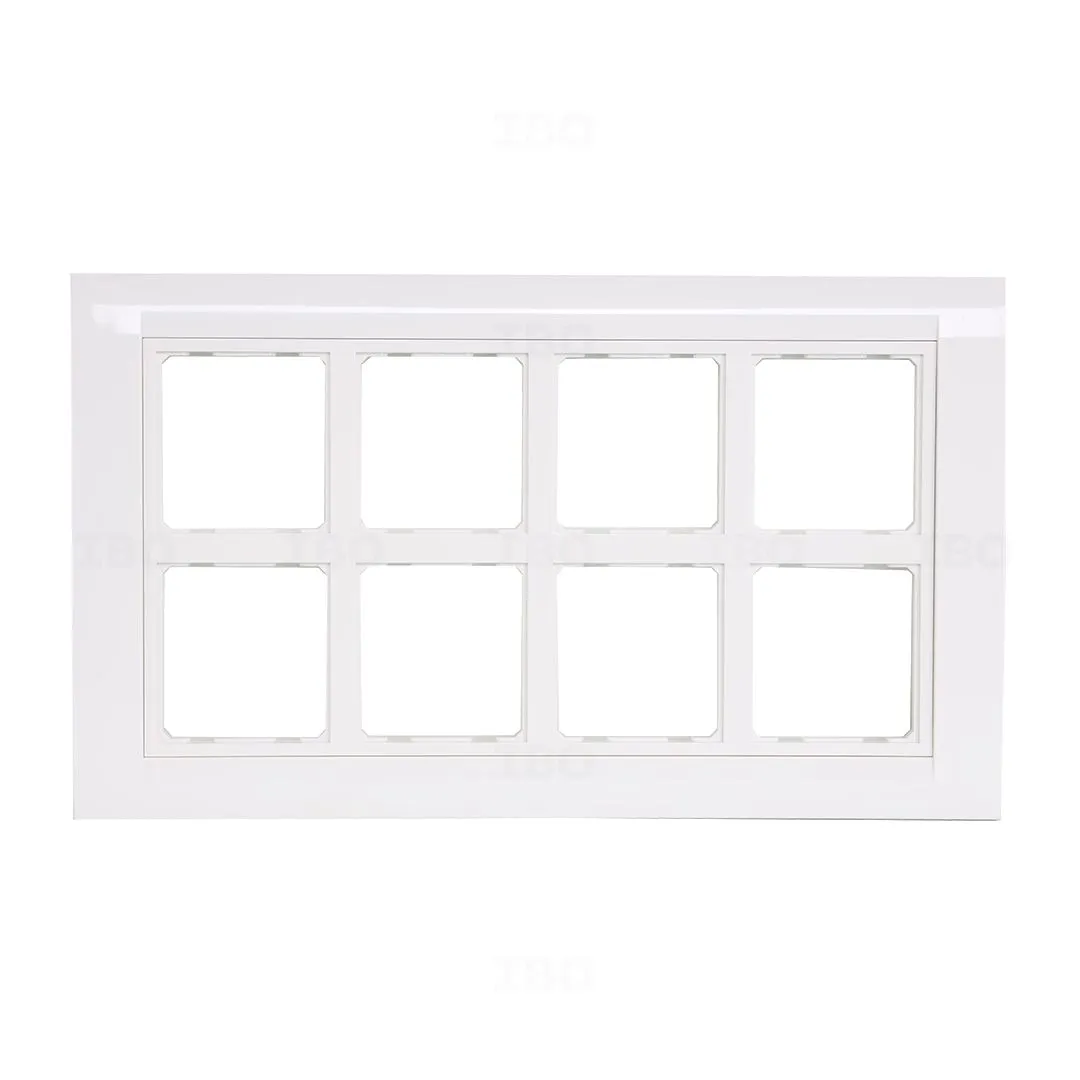 Anchor Roma Classic 16 Module Matte White Switch Board Plate