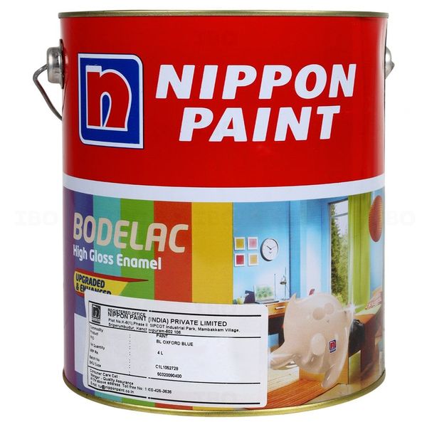 Nippon Bodelac 4 L Oxford Blue Enamel-Color