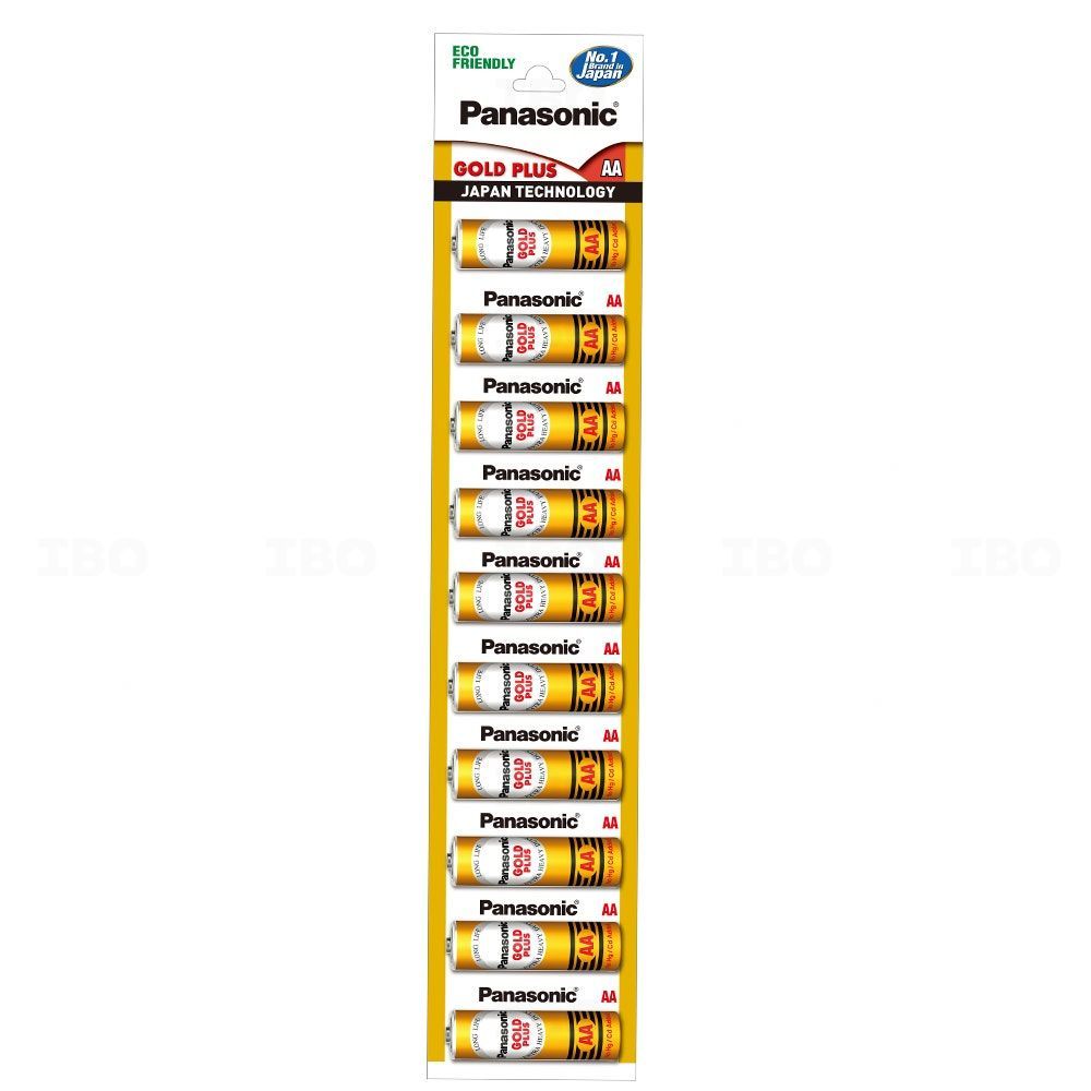 Panasonic Gold AA R6N AlkalineBattery Pack Of 10