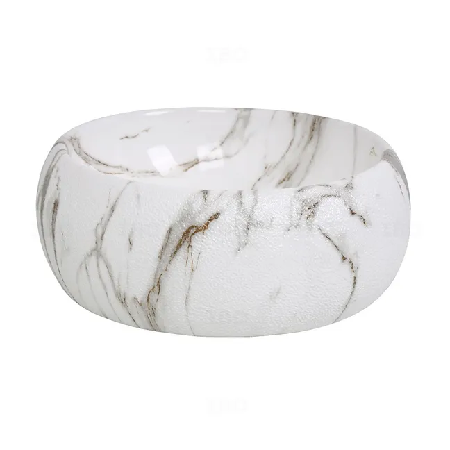 Brizzio PS 208 400 x 400 x 155 mm Marble White Table Top Basin Brizzio PS 208 400 x 400 x 155 mm Marble White Table Top Basin