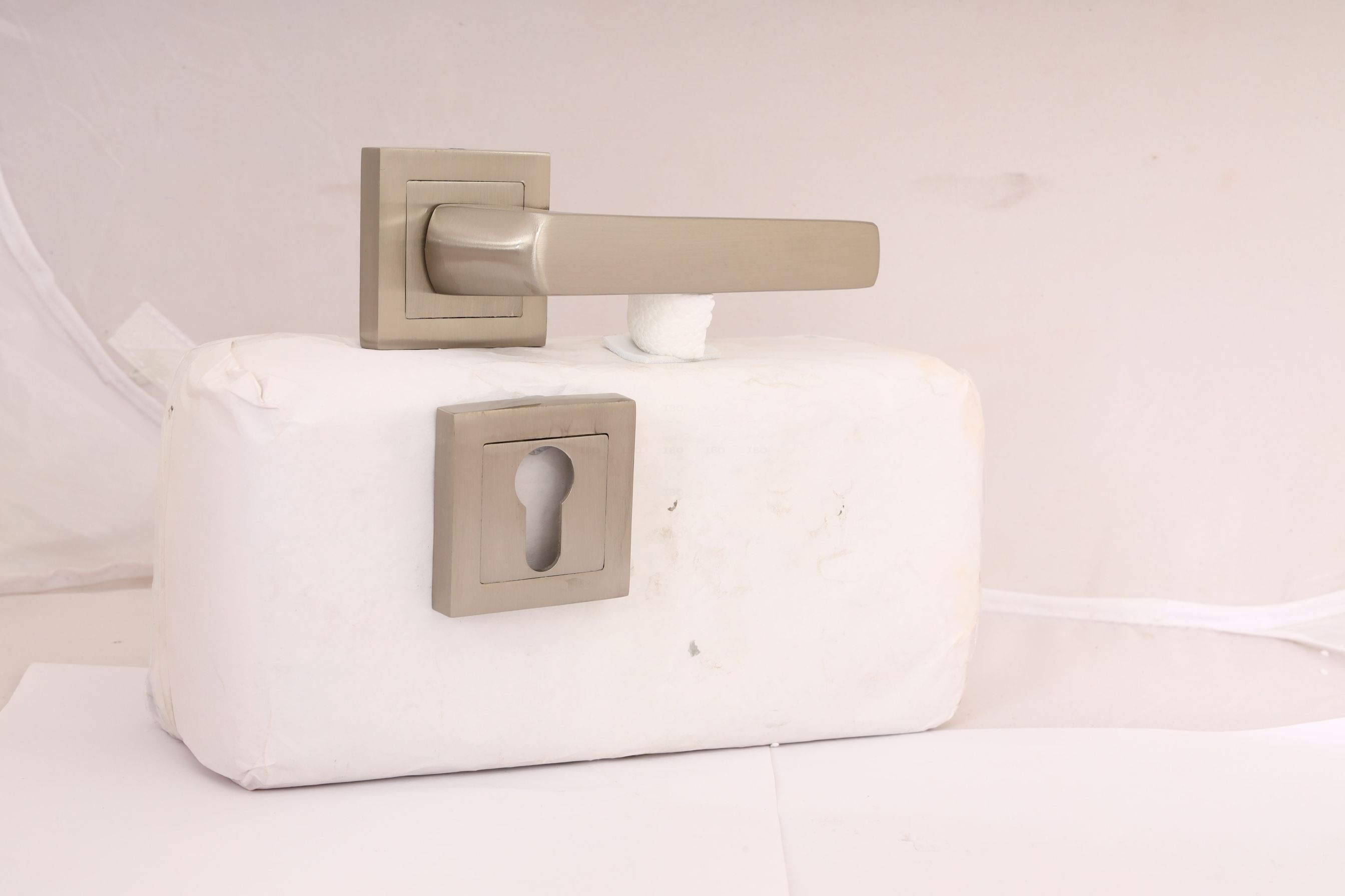 Godrej 5992 SS Matte Mortise on Plate Set (CY Type)