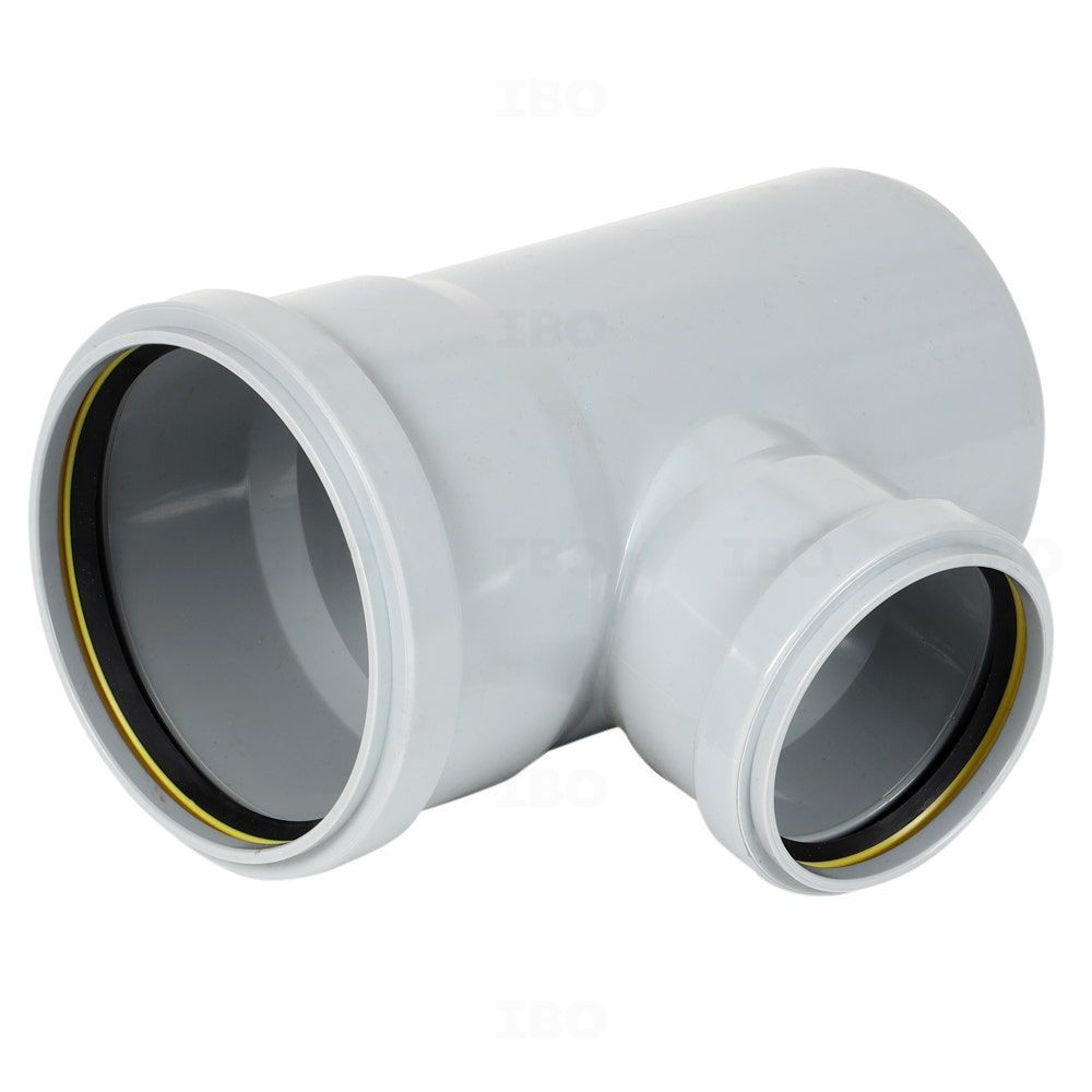 Supreme 4 x 2 1/2 in. (110 x 75 mm) Reducer Tee SWR Fitting _ Ringfit