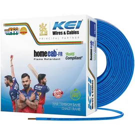 KEI Homecab- FR 4 sq mm Blue 200 m FR PVC Insulated Wire