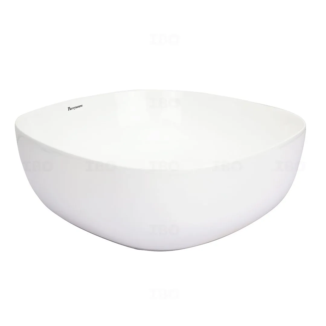 Parryware 410 mm x 410 mm x 145 mm White Table Top Basin Parryware 410 mm x 410 mm x 145 mm White Table Top Basin