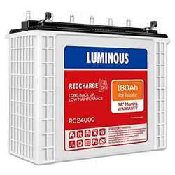 Luminous Red Charge 180 Ah Tall Tubular Battery