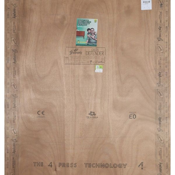 Greenply Platinum 8 ft. x 4 ft. 12 mm Fire Retardent Plywood