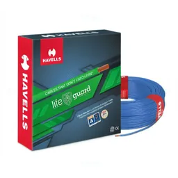 Havells LifeGuard FRLS-H 6 sq mm 180m Blue PVC Insulated Wire